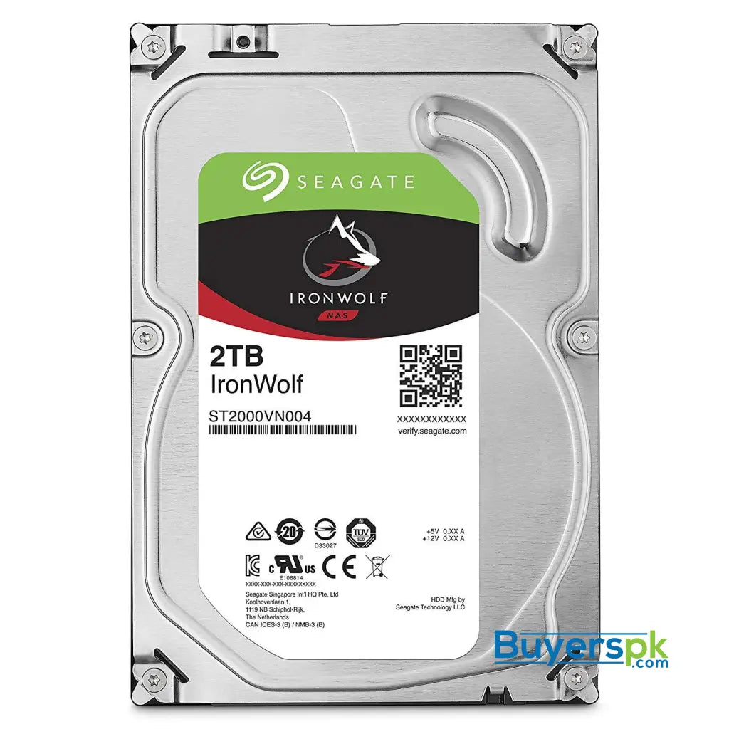 Seagate 2TB IronWolf NAS SATA Hard Drive 6Gb/s 256MB Cache 3.5-Inch Internal Hard Drive for NAS Servers Personal Cloud Storage (ST2000VN004) Seagate 2TB IronWolf NAS SATA Hard Drive 6Gb/s 256MB Cache 3.5-Inch Internal Hard Drive for NAS Servers Personal Cloud Storage (ST2000VN004)